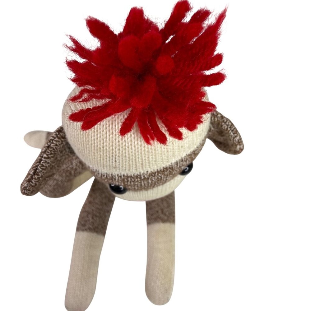 Ozark Mountain Kids Sock Monkey Plush Brown & Cream 20 Inches Stuffed Animal VTG - Picture 11 of 11